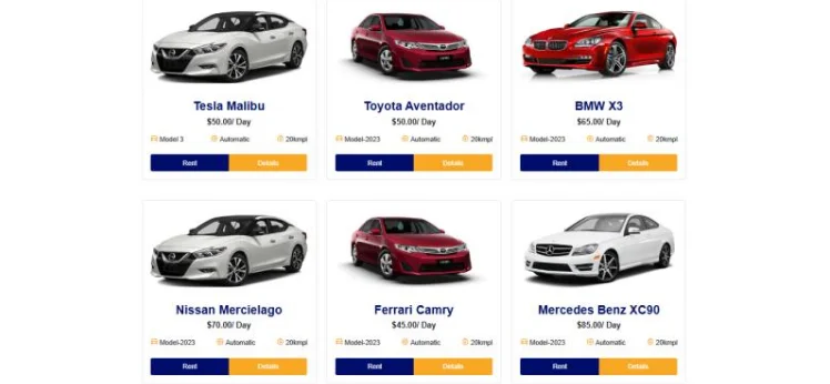 Car rental management system developed by DreamerCoder